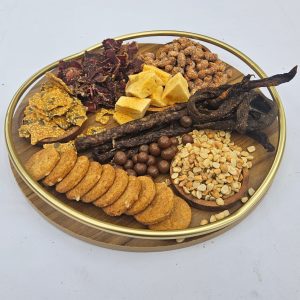 Craft + Congrats Box – Artisanal hamper with biltong, brittle, cookies, and gourmet nuts