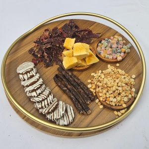 Treat + Greet Box – Corporate gift with biltong, droëwors, cookies, honeycomb, fruit cubes, and peanuts